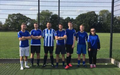 Plus Accounting compete in the RMHC Football Tournament