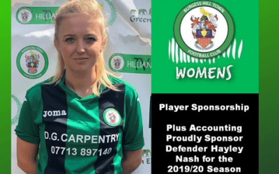 We are delighted to sponsor Hayley Nash for the 2019/20 season!