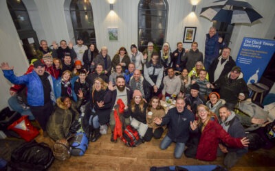 Vicky completes the Big City Sleepout!