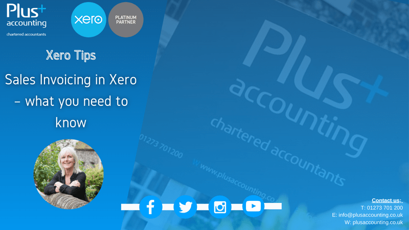 Sales Invoicing in Xero – what you need to know.
