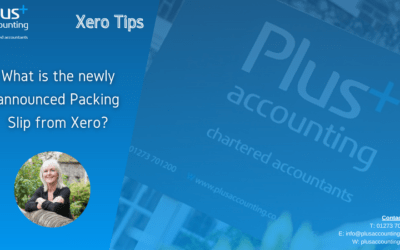 What is the newly announced Packing Slip from Xero?