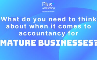 What do you need to think about when it comes to accountancy for mature businesses?