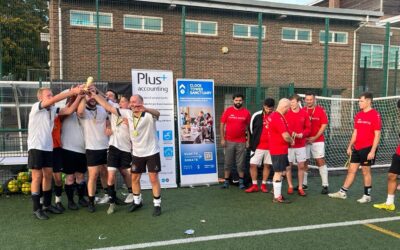 Cloud9 Insight win the first ever Plus Charity Football Cup!