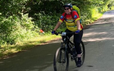 Michelle is set for Davina’s Big Sussex Bike Ride