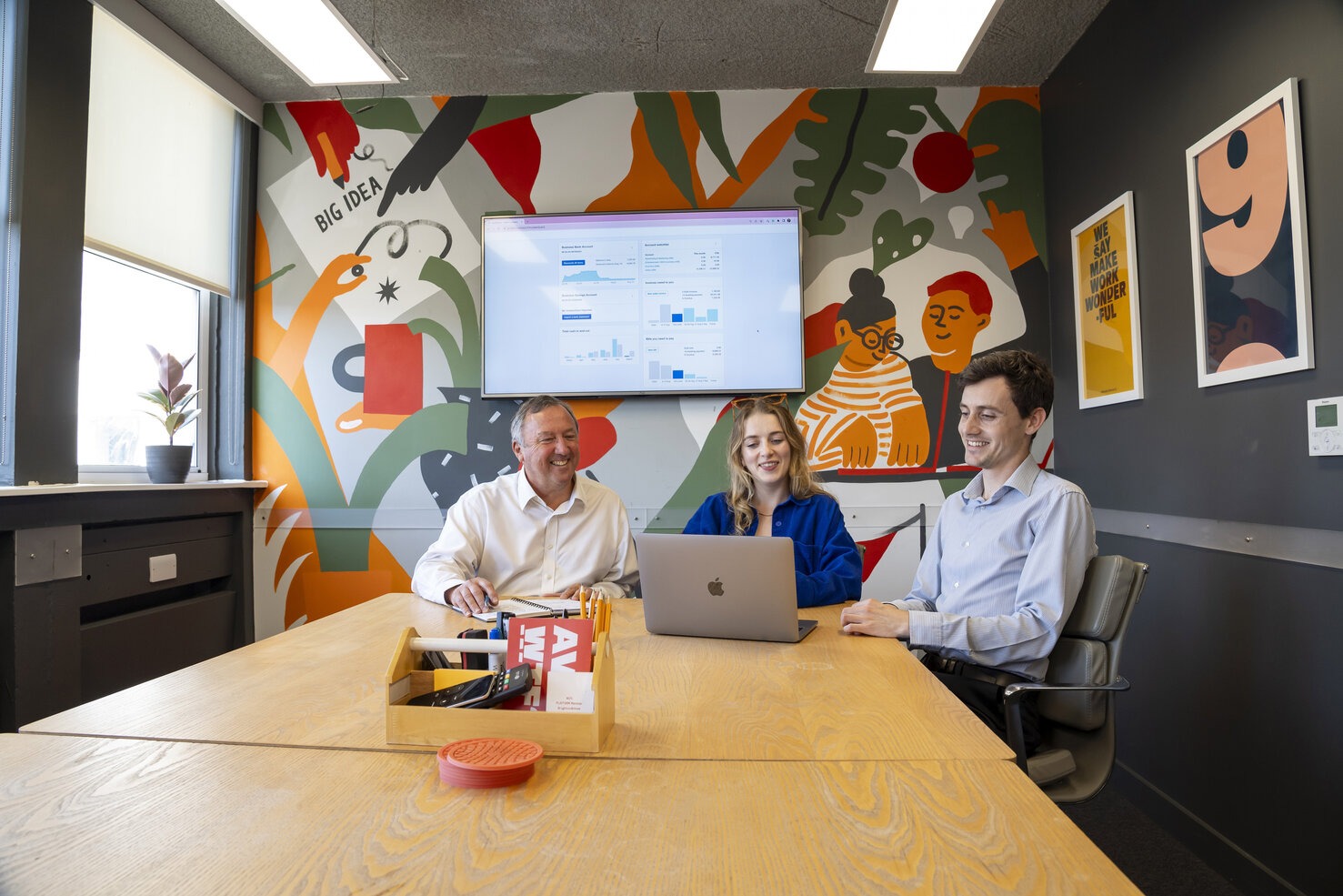 Paul and Patrick at Platf9rm.