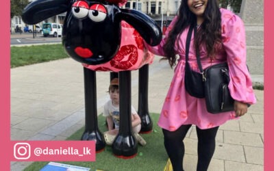 Daniella wins our Shaun Le Sheep Selfie Competition!